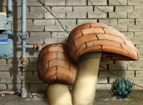 Creation of Urban Mushrooms: Step 8